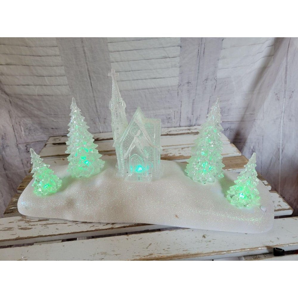Pan Asian LED Church winter Xmas‎ decor light up vi